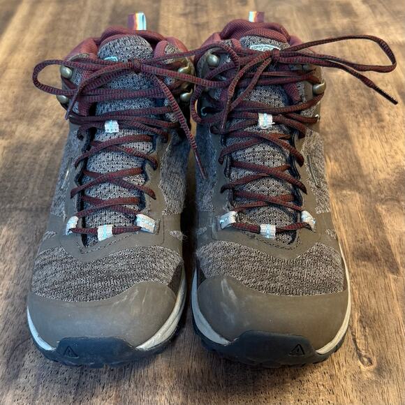 KEEN Terradora II Waterproof Mid Hiking Boots Canteen/Andorra Women’s Size 7.5 - Picture 3 of 12